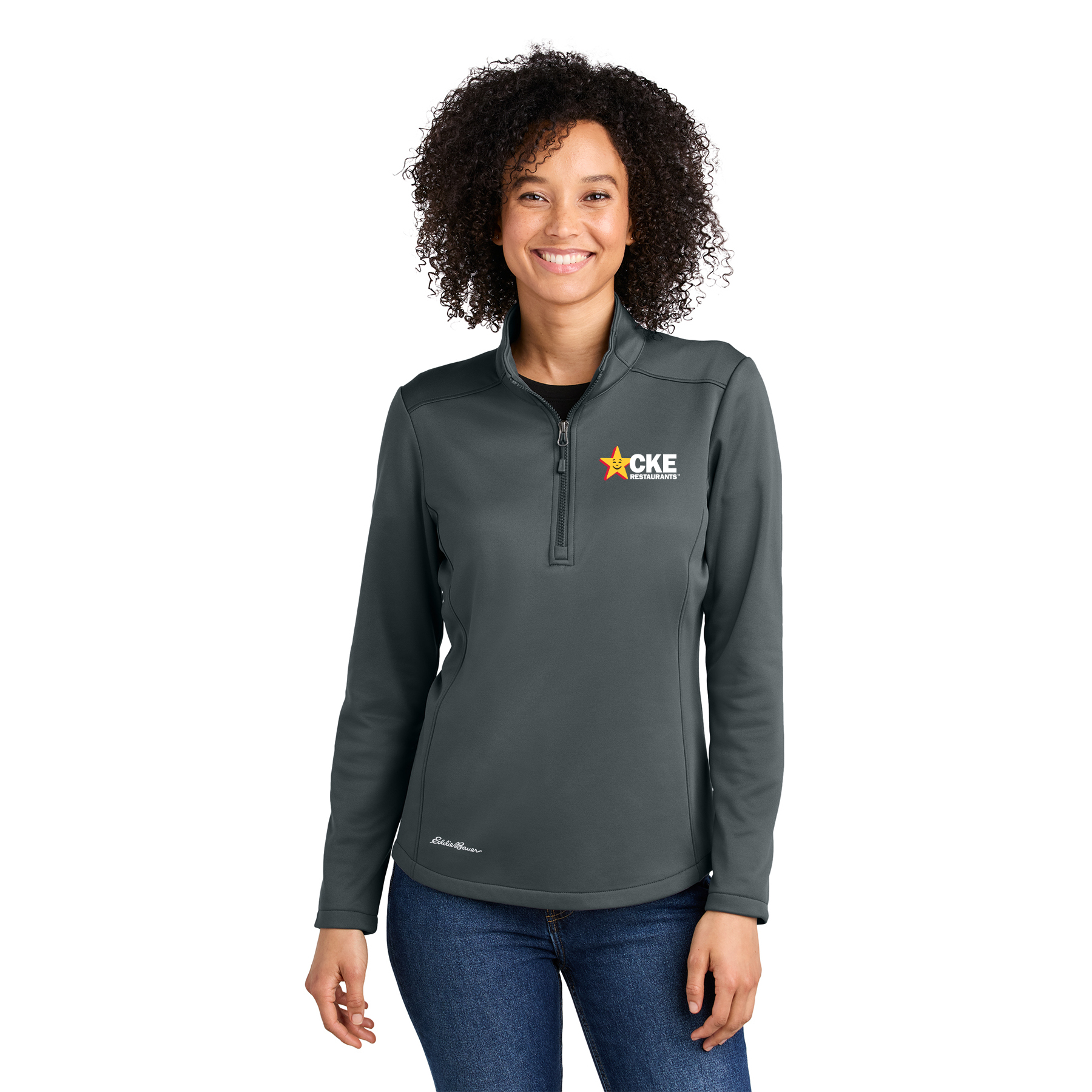 Eddie Bauer Women’s Smooth Mid Layer Fleece 1/2-Zip